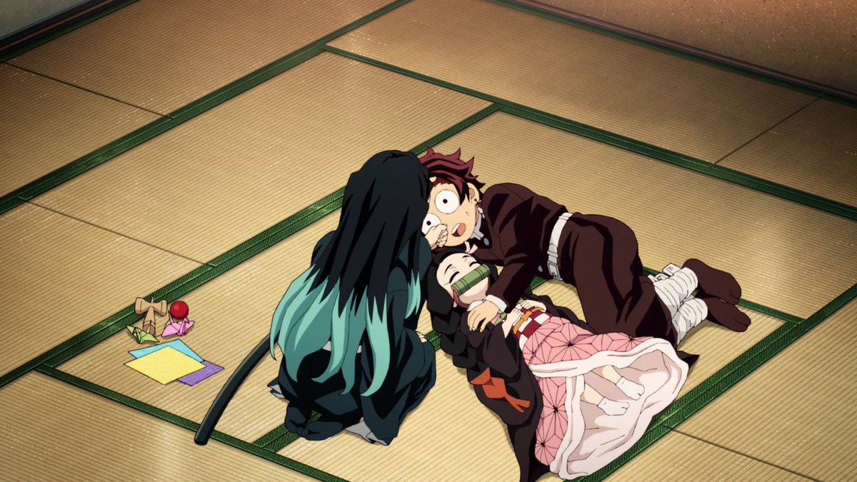 SockedPassion on X: Demon Slayer: Kimetsu no Yaiba Season 3 Episode 4.  More of Tanjirou fighting in socks! 😁❤️  / X