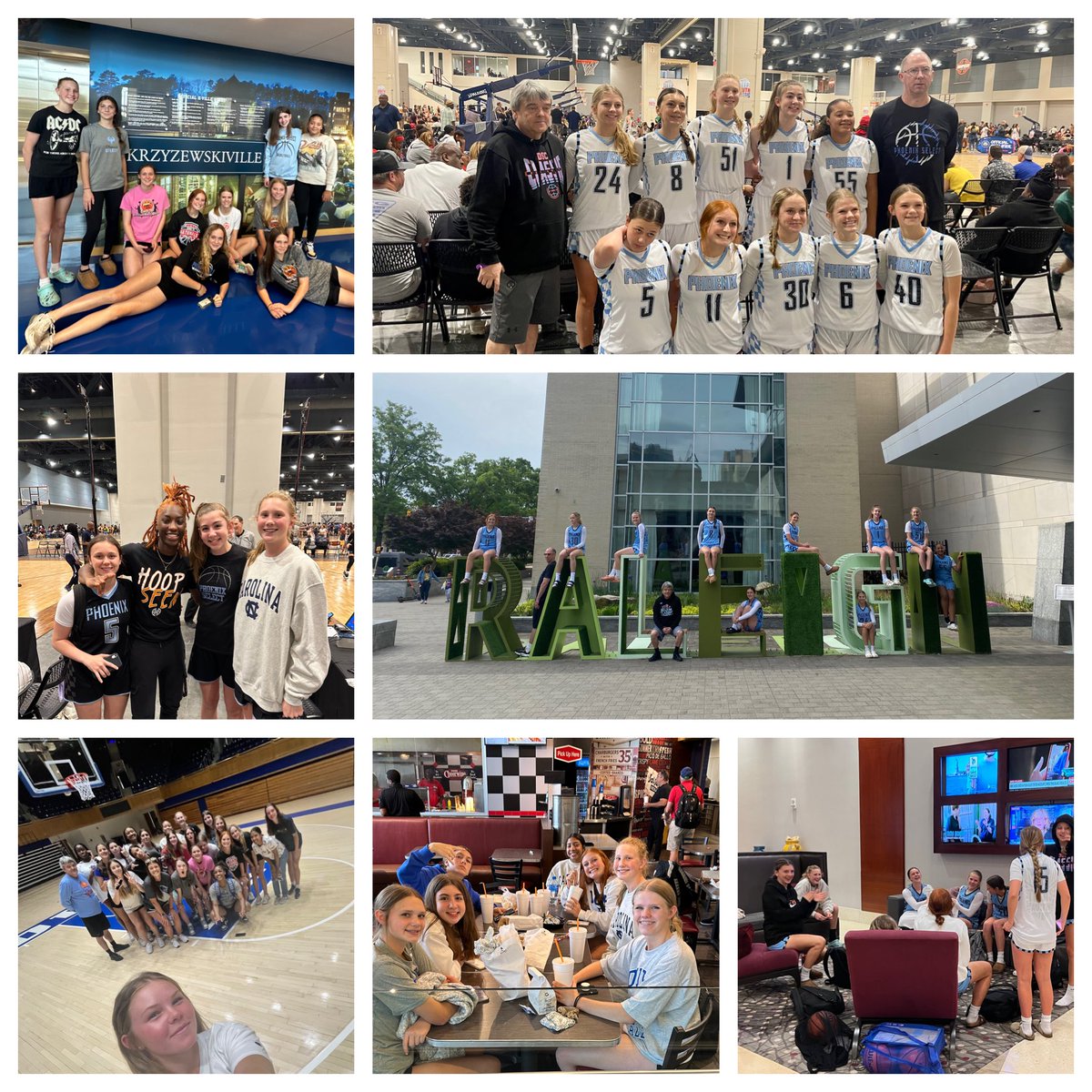 What a weekend of memories for Phoenix 2027!
#moreThanBasketball 
#makingMemories
#collegeVisits
#meetingFamousPeople
#NCAAlivePeriod 
#phoenixProud 
#phoenixPhamily