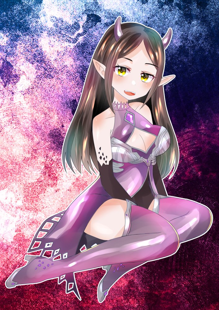 つのエルフ耳お姉さん https://t.co/pUaGwhgy9W