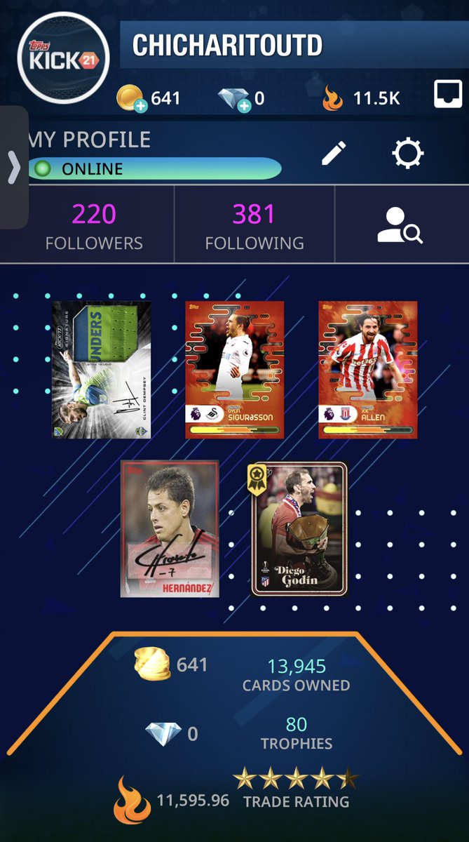 GraphicsGus's tweet photo. Finally got inside my old Topps Kick account, couldnβt login since around 19-2020, feels great getting in the account!
Feel like extending my card collection lol
#Toppskick : #Topps https://t.co/sPFomowC39