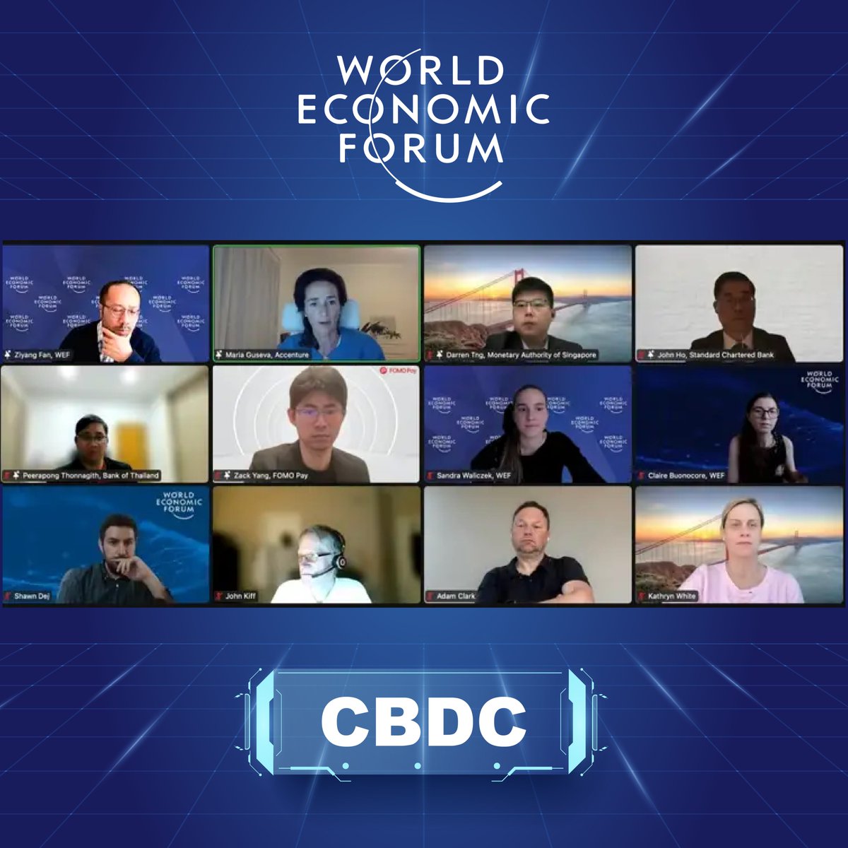 FOMOPayOfficial's tweet photo. FOMO Pay is pleased to share our visions about #CBDC with industry professionals at the World Economic Forum!

Our co-founder, Zack Yang (@Kaous7 ), was invited to the CBDC Regional Roundtable Discussion as an expert panelist to represent the view of #APAC.

#CBDC #FinTech #Web3 https://t.co/lR4ncKzqml