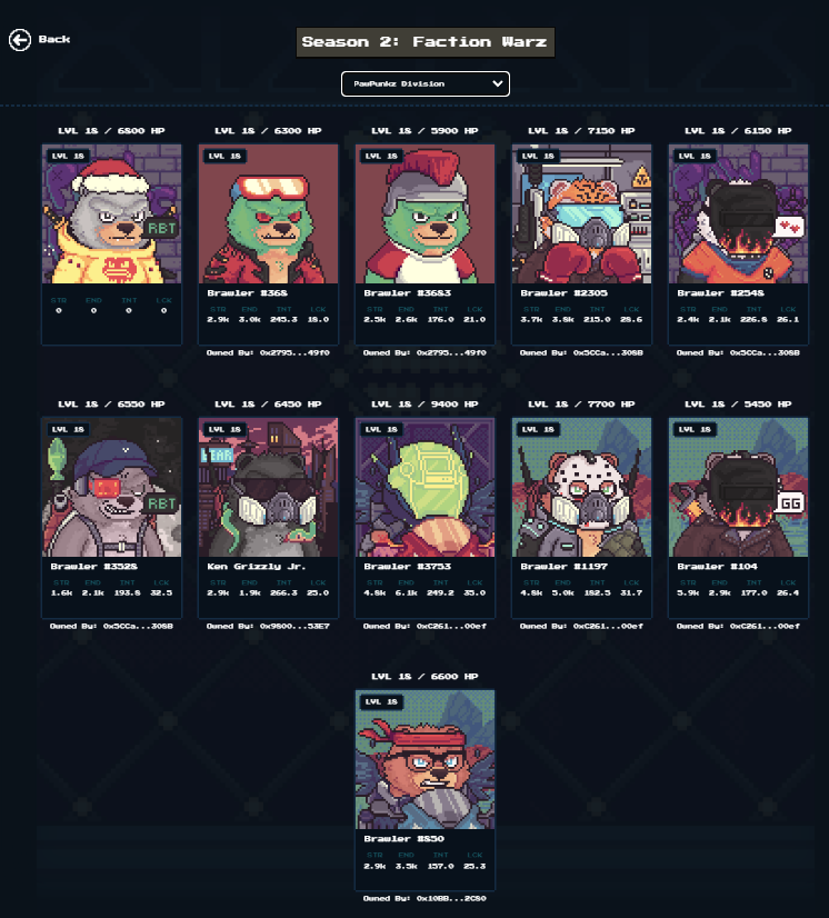 scottybmitch's tweet photo. Season 2: Faction Warz prize pool hit

$13K USD

If you missed out this season, no sweat, we will continue the battle pass + tourney format over and over again.

Remember you can only use the item(s) equal to the amount you own.

@BrawlerBearz LFGRRRRR