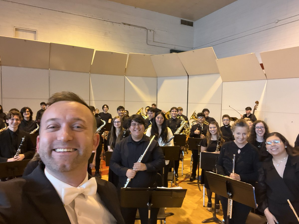 SXU_Bands's tweet photo. Congratulations to our wind ensemble on an extraordinary final concert of the semester! A special shout out to our 2022-2023 award winners (L-R) Marco Martinez, Chris Butnariu, and Jose Del Castillo! https://t.co/29ch98tSyB