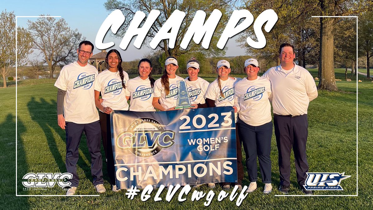 🏆🏌️‍♀️ Congratulations to <a href="/UISAthletics/">#WeAreStars</a> for winning its first #GLVCwgolf Championship! #GLVCchamps 

🔗 GLVCsports.com/2023wgolfChamps