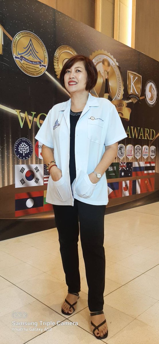 PatTheHellAngel's tweet photo. “WORLD CLASS AWARD 2023” งานแข่งขันนวดไทย นวดน้ำมัน นวดหน้า 
สักคิ้ว จัดโดย THE FEDERATION OF K-BEAUTY PROFESSIONALS 
ขอบคุณที่ให้โอกาสมาเป็นกรรมการตัดสินการประกวดครั้งนี้ค่ะ 
#TrainerPat
#certifiedspamanager
#certifiedthaimassageandspaspecialisttrainer
#wellnessandspaconsultant https://t.co/vJCAj8eOBL