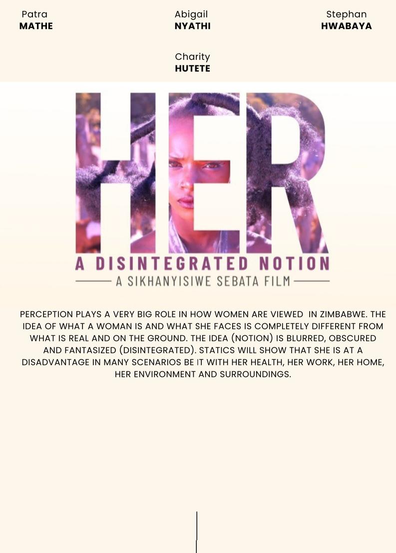 HER: A Disintegrated Notion, a film by Sikhanyisiwe Sebata has been shortlisted for the <a href="/WHO/">World Health Organization (WHO)</a> 4th Edition of the #HealthForAllFilmFestival (HAFF) Under the Sexual and Reproductive Health and Rights category!
 #Film4Health. 
youtube.com/watch?v=pHSYDw…