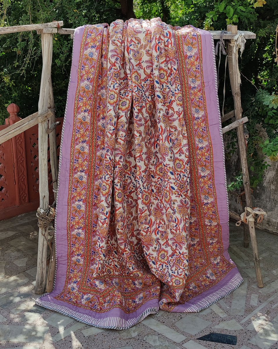 maaswarup's tweet photo. Excited to share the latest addition to my #etsy shop: Handmade Quilt, Valentine's Day Quilt,Floral Print Quilted Reversible Blanket, Indian Cotton winter quilt,Jaipuri Cotton Rajai (90x108") https://t.co/kIGblMNiFd #floral #king #cotton #blockprint #organiccotton #car https://t.co/FOlNOG9olw
