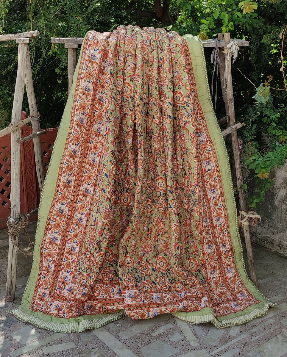 maaswarup's tweet photo. Excited to share the latest addition to my #etsy shop: Hand Block Print Quilt,Handmade Floral Print Quilted Reversible Blanket,Indian Decorative Cotton Winter Quilt,Jaipuri Cotton Rajai (90x108") https://t.co/OAqEyyqOr1 #floral #king #cotton #blockprint #organiccotton https://t.co/u1XiWV5UrX
