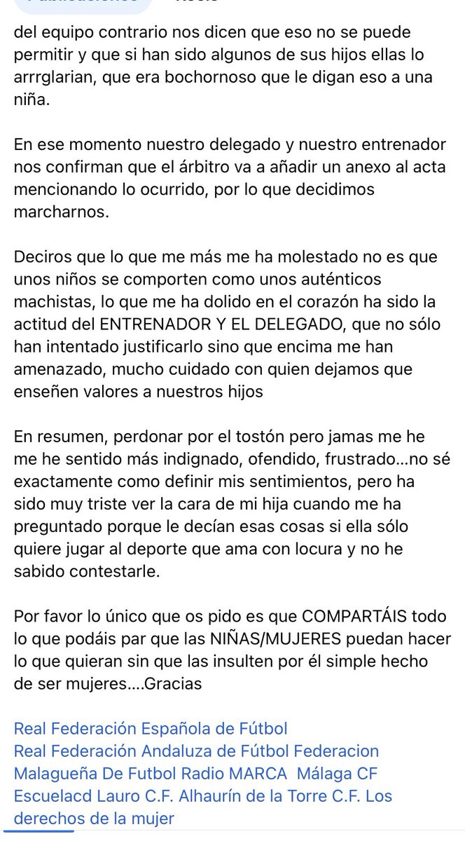 Asqueroso e indignante. Si la federación no hace algo es para preocuparse por el Fútbol Base en Málaga. <a href="/RFAF/">RFAF</a>