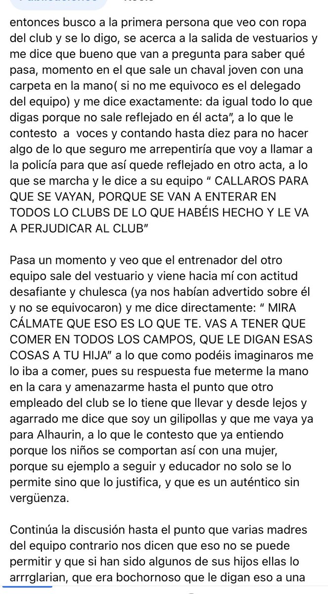 TaniaGamero1's tweet photo. Asqueroso e indignante. Si la federación no hace algo es para preocuparse por el Fútbol Base en Málaga. @RFAF https://t.co/WmWdIUj3A4