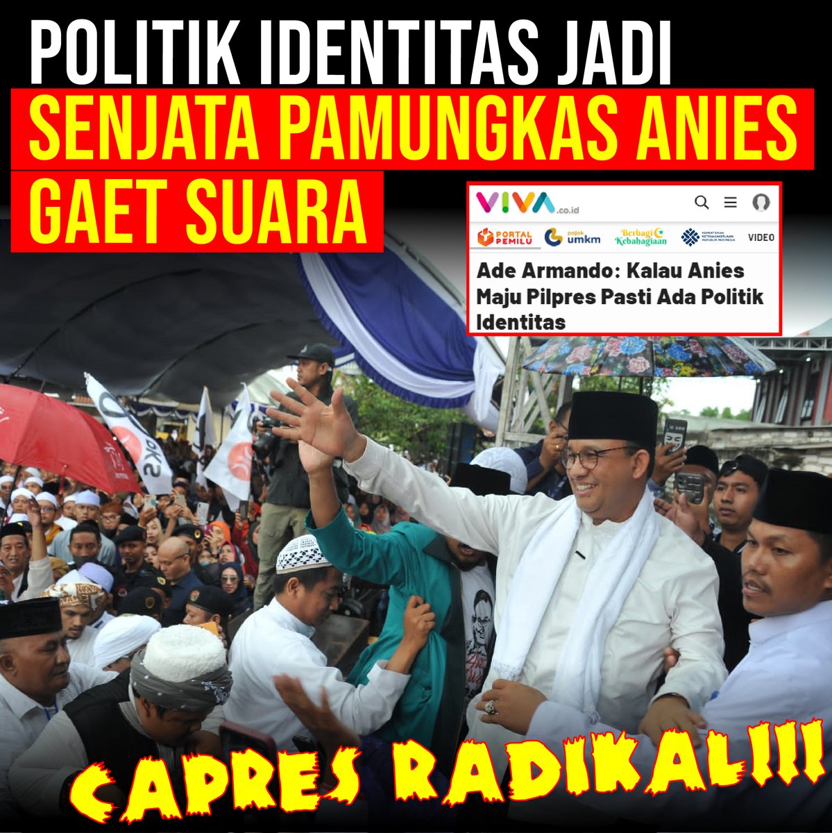 Politik Identitas Jadi Senjata Pamungkas Anies Gaet Suara
Bima
PDIP
Ariel
Bawaslu
Lockscreen