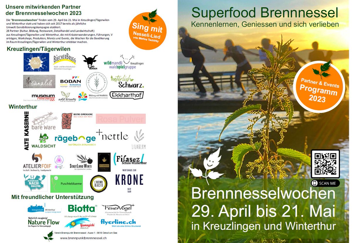 FeuervogelG's tweet photo. Start der Brennnnesselwochen 29.4.-21.5. in #Kreuzlingen #Tägerwilen #Winterthur 35 Events von 28 Partnern https://t.co/ysERozS7ar https://t.co/1r005xEVwK