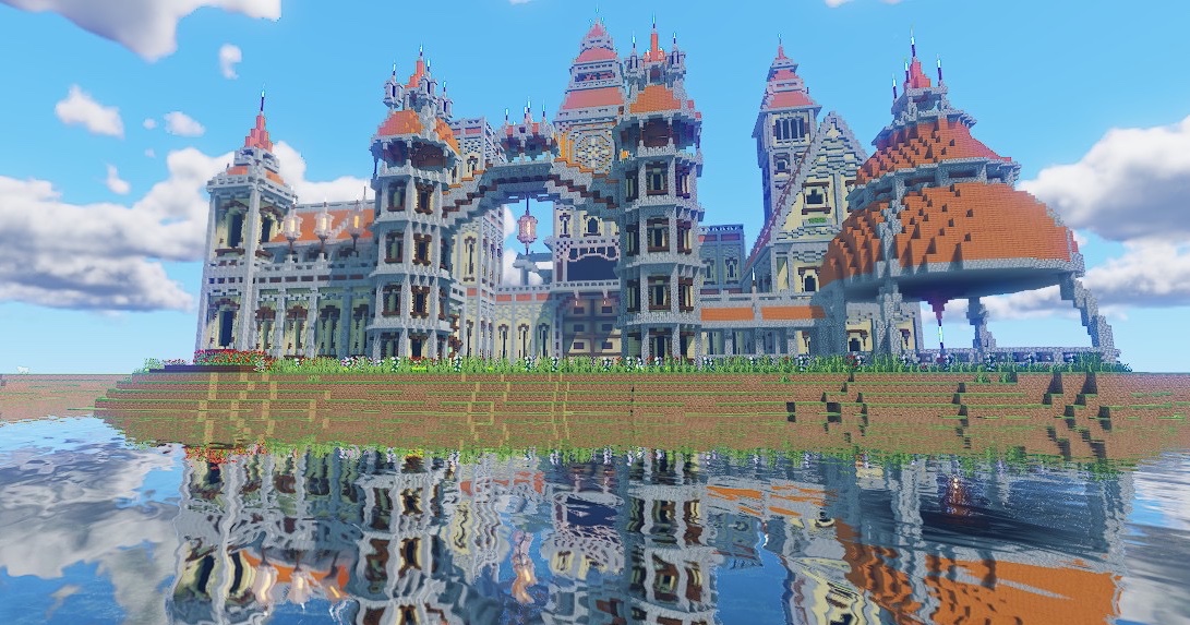MiyukiFuruya4's tweet photo. マイクラで西洋の城を建築しました
#マイクラ建築
#Minecraft https://t.co/J4bK5wxS3o