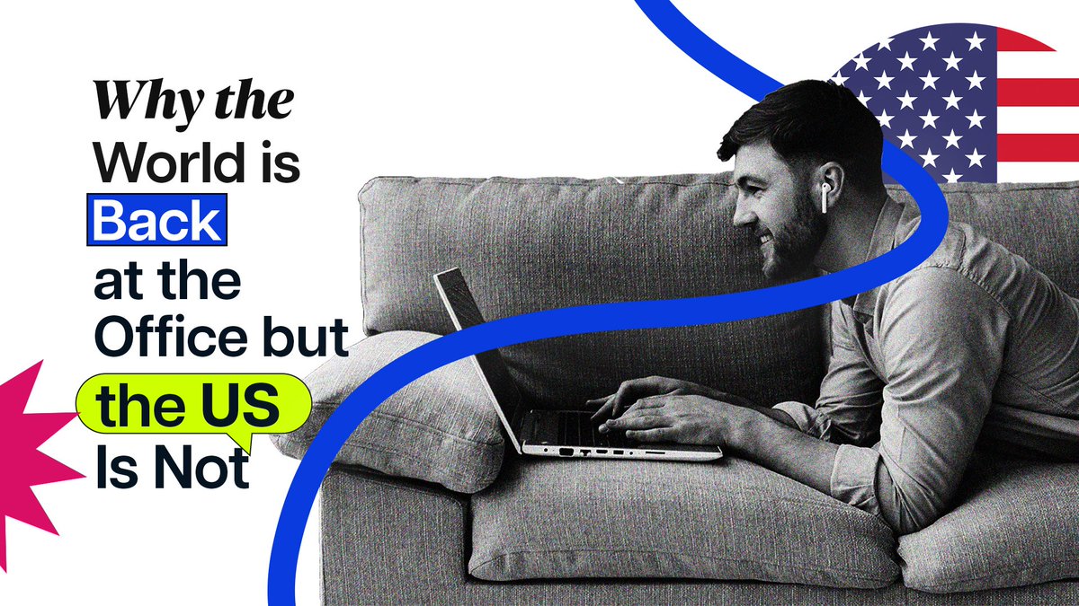 world_hire's tweet photo. Discover why the US is embracing remote work culture while the rest of the world returns to the office. 

Will the US's shift towards remote work influence the global workforce?

Read full report: https://t.co/EKykS4OTTk https://t.co/OZUZloZQPU