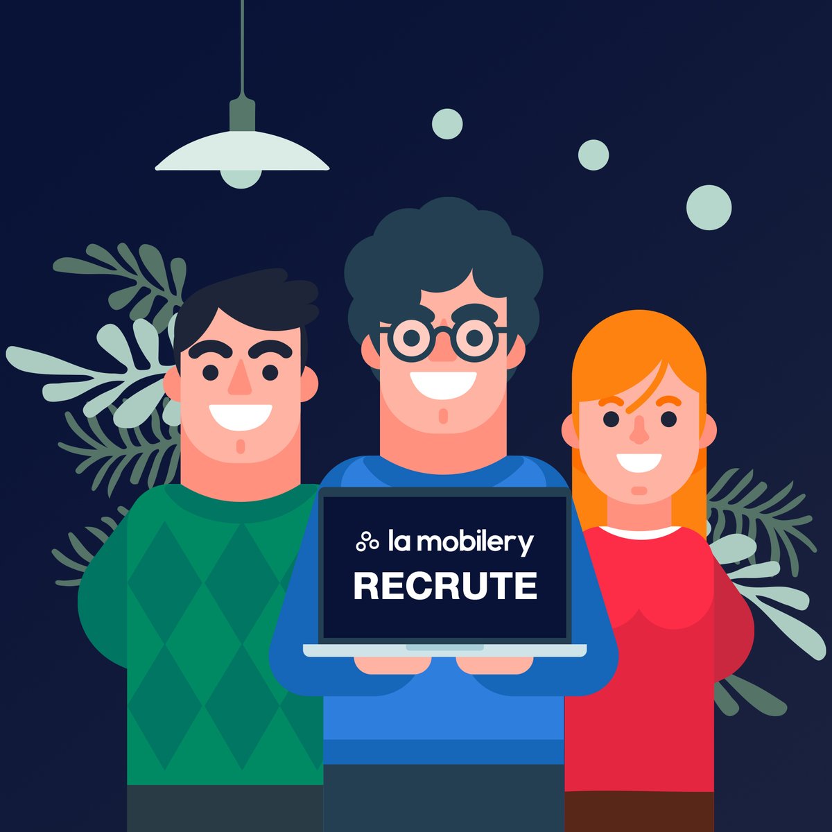 LaMobilery's tweet photo. 📢 La Mobilery Recrute ! 📢
Cette semaine, on recherche 👇
👉 https://t.co/W4CtKyZN1I fullstack Java/Angular
👉 https://t.co/W4CtKyZN1I fullstack #Java/VueJS
Alors si tu veux rejoindre notre belle team, rendez-vous sur notre page @wttj_fr 👉 https://t.co/GUzy8RDjYU
#job #angular https://t.co/1axHZ3ii9t