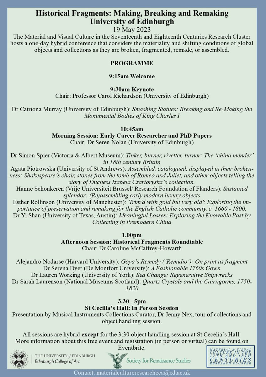 Early Modern Material & Visual Culture tweet media