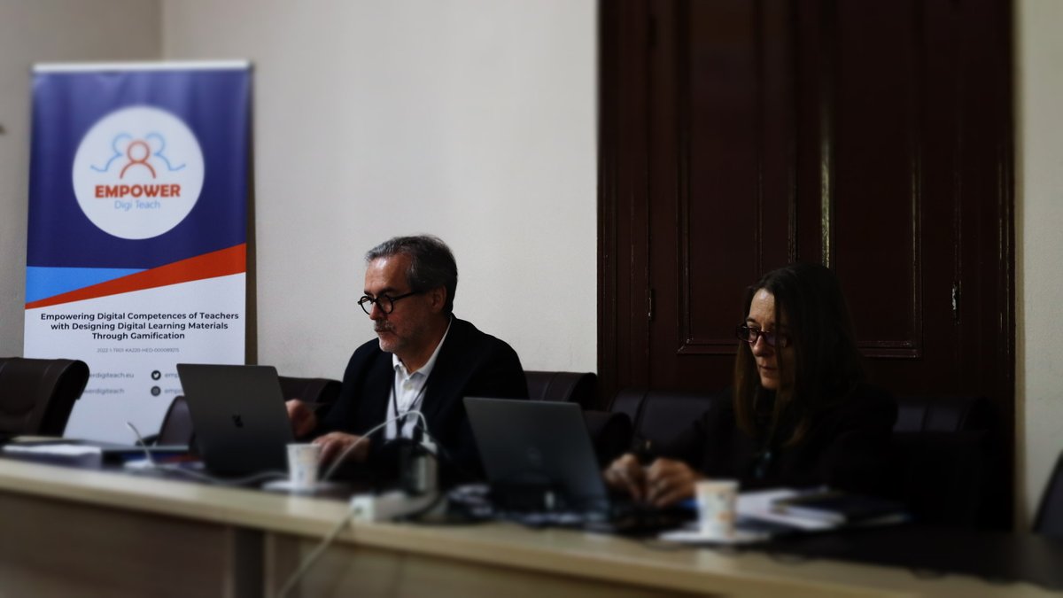 First transnational project meeting of Empower Digi Teach has started with partners' presentation both face to face and online. <a href="/ulusalajans/">Türkiye Ulusal Ajansı 🇹🇷 Turkish NA</a> #empowerdigiteach