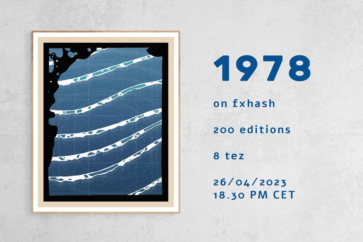 theo_coding_art's tweet photo. Gm #genart fam ☕️

Excited to anounce that '1978' will be live on @fx_hash_ on Wednesday 🌊

🕐April, 26th - 18.30 PM CET
🎟️200 ed.
⭐️8 tez

Giving away 3 editions: follow, Like, RT and leave your address below to enter 🔥

👇

#NFTdrop #fxhash #generative #tezos #NFTGiveaway https://t.co/IW4fRHKDug