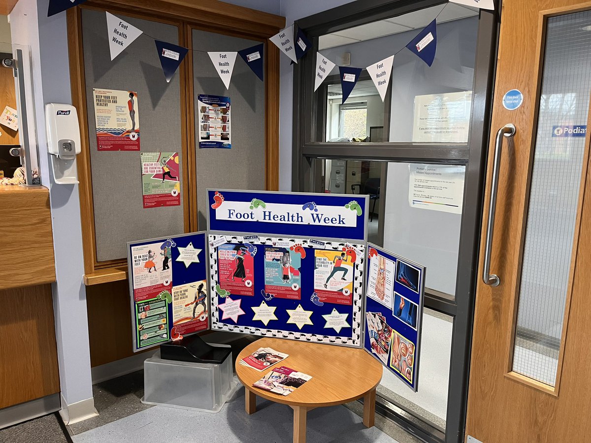 Vicky Longworth (@vicky7136) on Twitter photo <a href="/WeAreLSCFT/">Lancashire & South Cumbria NHS Foundation Trust</a> this week is foot health week in Podiatry . <a href="/WeAreLSCFT/">Lancashire & South Cumbria NHS Foundation Trust</a> this week is foot health week in Podiatry .