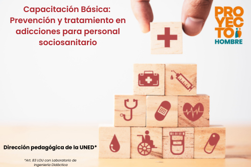 📚[FORMACIÓN ONLINE]

📢El lunes 8 de mayo arranca el curso de CAPACITACIÓN BÁSICA EN PREVENCIÓN DE ADICCIONES PARA PERSONAL SOCIOSANITARIO.

📌Conoce el programa e inscríbete:
formacionph.es/catalogo-curso…

📍¡Tienes hasta el 5 de mayo!

#Adicciones #FormaciónProyectoHombre  <a href="/UNED/">UNED</a>