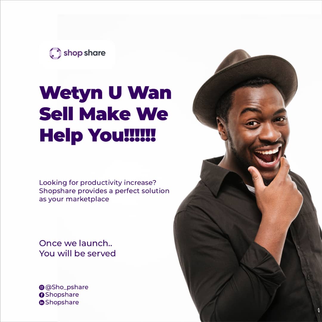 Sho_pshare's tweet photo. You still dey think am 
My broda no sleep on am 
Grab am as e dey hot 🔥!!
Tori we are ready to unleash the biggest package @shopshare your No1 online market place ever!!
#ecommerce 

Follow our other social media pages

IG: Sho_pshare
Facebook: Shopshare
LinkedIn: Shopshare https://t.co/lkEO3WOH14