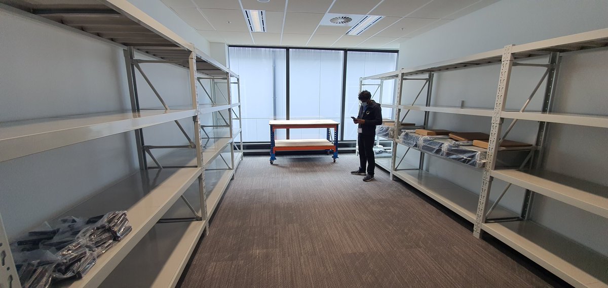 shelvinghq's tweet photo. Office Shelving and Workbench. No matter what you need to store, we have a solution for you. We deliver &amp; install. How can we help you?
#office #corporate #workplace #studio #workroom #workstation #alexandria #Sydney #shelvinghq https://t.co/qK1yH9HFwC