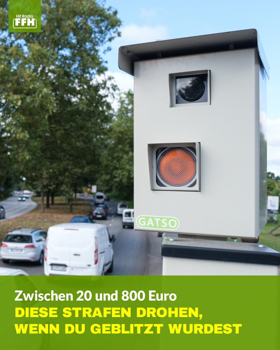 FFHde's tweet image. Die #Höchststrafe liegt bei 800 Euro - dafür muss man allerdings auch mehr als 70 km/h innerorts zu schnell sein. Drei Monate #Fahrverbot und zwei #Punkte in #Flensburg gibt es in diesem Fall auch noch. Alle Infos dazu: 👉 ffh.de/link/765785t #Blitzer