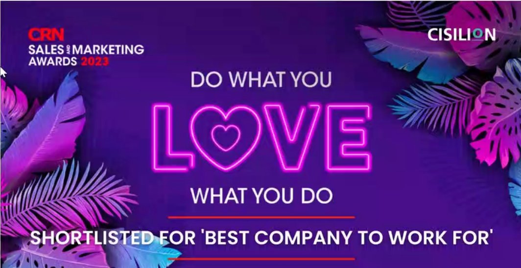 rquickenden's tweet image. Great to be shortlisted for the @CRN_UK #BestCompaniesToWorkFor @Cisilion