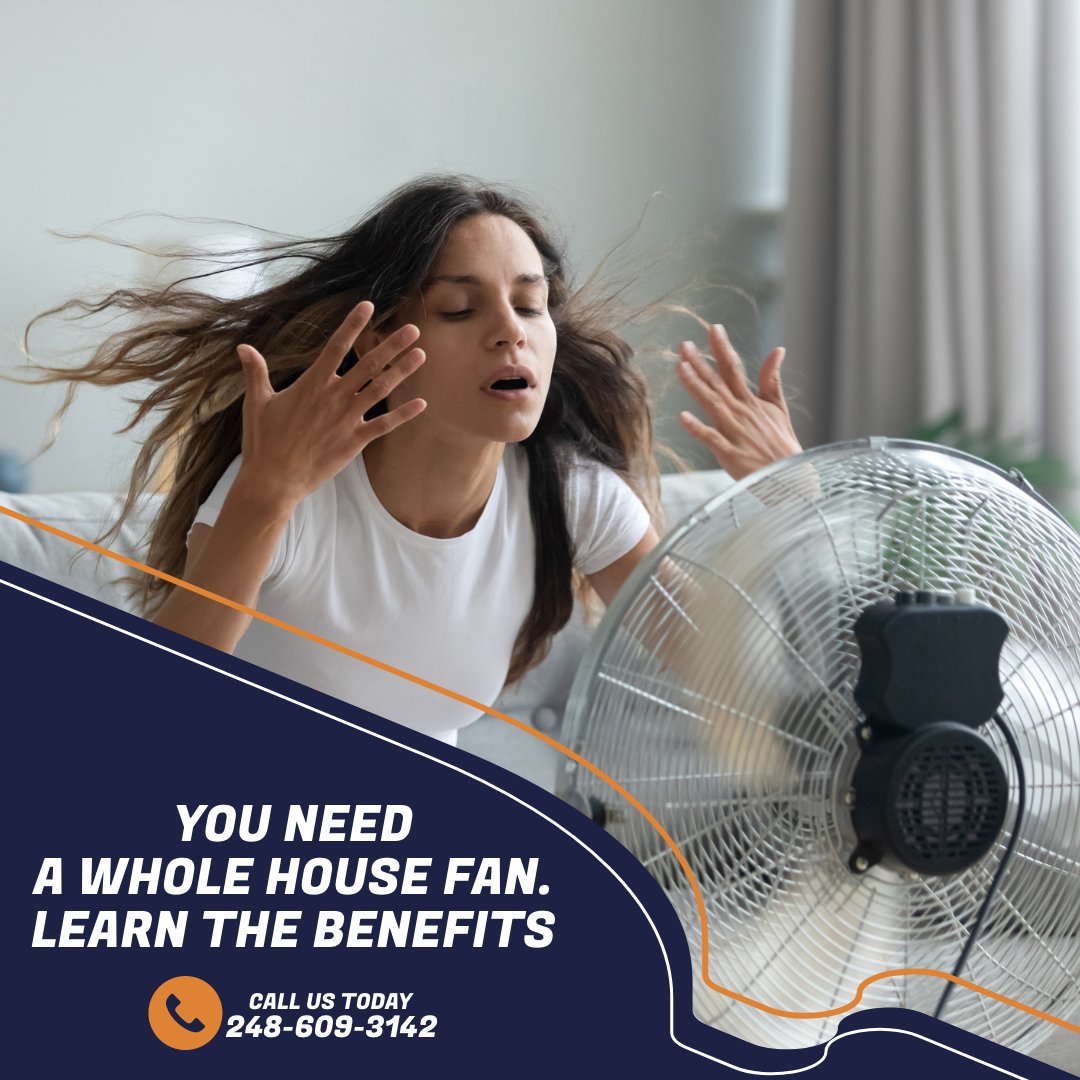 makeittotal's tweet photo. Whole house fans provide several benefits for homeowners, including improved #indoorairquality, energy efficiency, and cost savings. These fans work by pulling fresh outdoor air into the home, which helps to reduce indoor pollutants &amp; improve ventilation.
https://t.co/vSIMTUlfJx https://t.co/mbdTawtxRE
