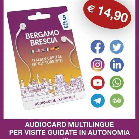 TOSCAROSSI's tweet photo. 🍾 INVITO 📩 - Gentili tutti vi aspetto questa sera 24 aprile ore 21.00 🌝 alla FIERA DEI LIBRAI DI BERGAMO 📚 allestita sul Sentierone per la presentazione della AUDIOGUIDA BERGAMO BRESCIA 🤳🤳🤳. Negli stand trovate anche la guida tascabile BERGAMO scritta per FELTRINELLI. https://t.co/DTUdtszrQ6