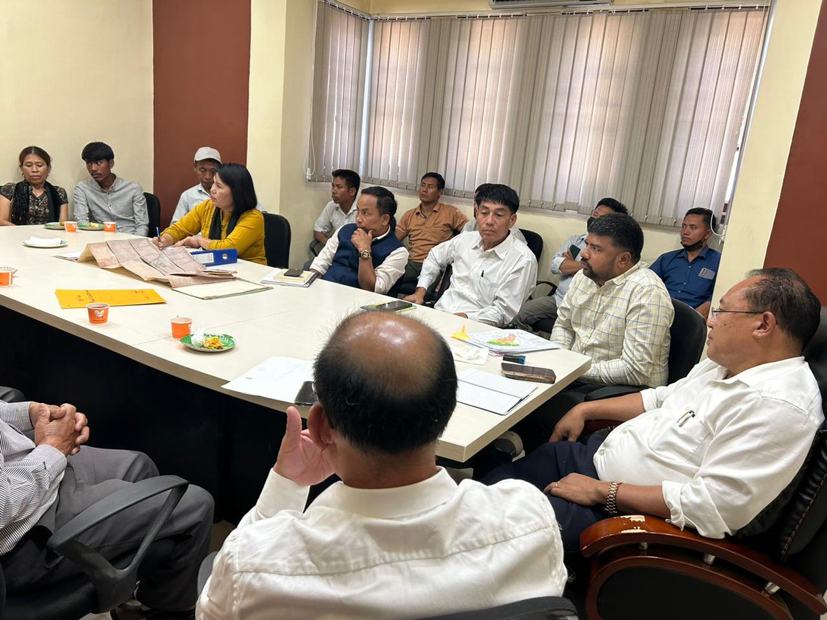 kpiforest's tweet photo. Hon’ble Minister of water resources called for a meeting of Singda Catchment Area villagers,DFO Kangpokpi, revenue and water resources dept.Had discussion on Conservation of Singda catchment with more coordination. #savesingda @NBirenSingh @BiswajitThongam @AwangbowNewmai https://t.co/6b16a1dfDe