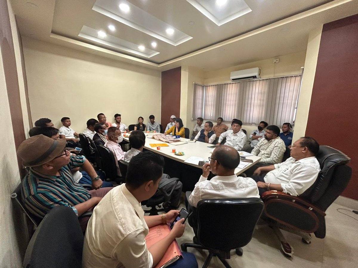 kpiforest's tweet photo. Hon’ble Minister of water resources called for a meeting of Singda Catchment Area villagers,DFO Kangpokpi, revenue and water resources dept.Had discussion on Conservation of Singda catchment with more coordination. #savesingda @NBirenSingh @BiswajitThongam @AwangbowNewmai https://t.co/6b16a1dfDe