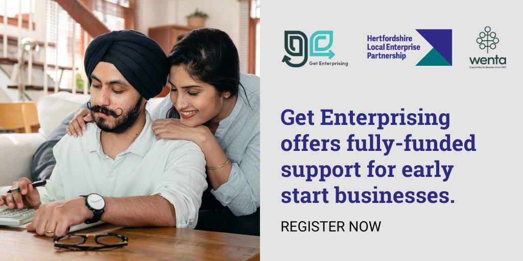 HertsFutures's tweet photo. Our newly extended Get Enterprising programme, delivered by @TheWentaGroup, helps stabilise early start businesses and set them on a trajectory of growth. If your small Herts business has big growth ambitions, discover how #GetEnterprising can help you: https://t.co/ksToi1MMa1 https://t.co/LTc8cH7drZ