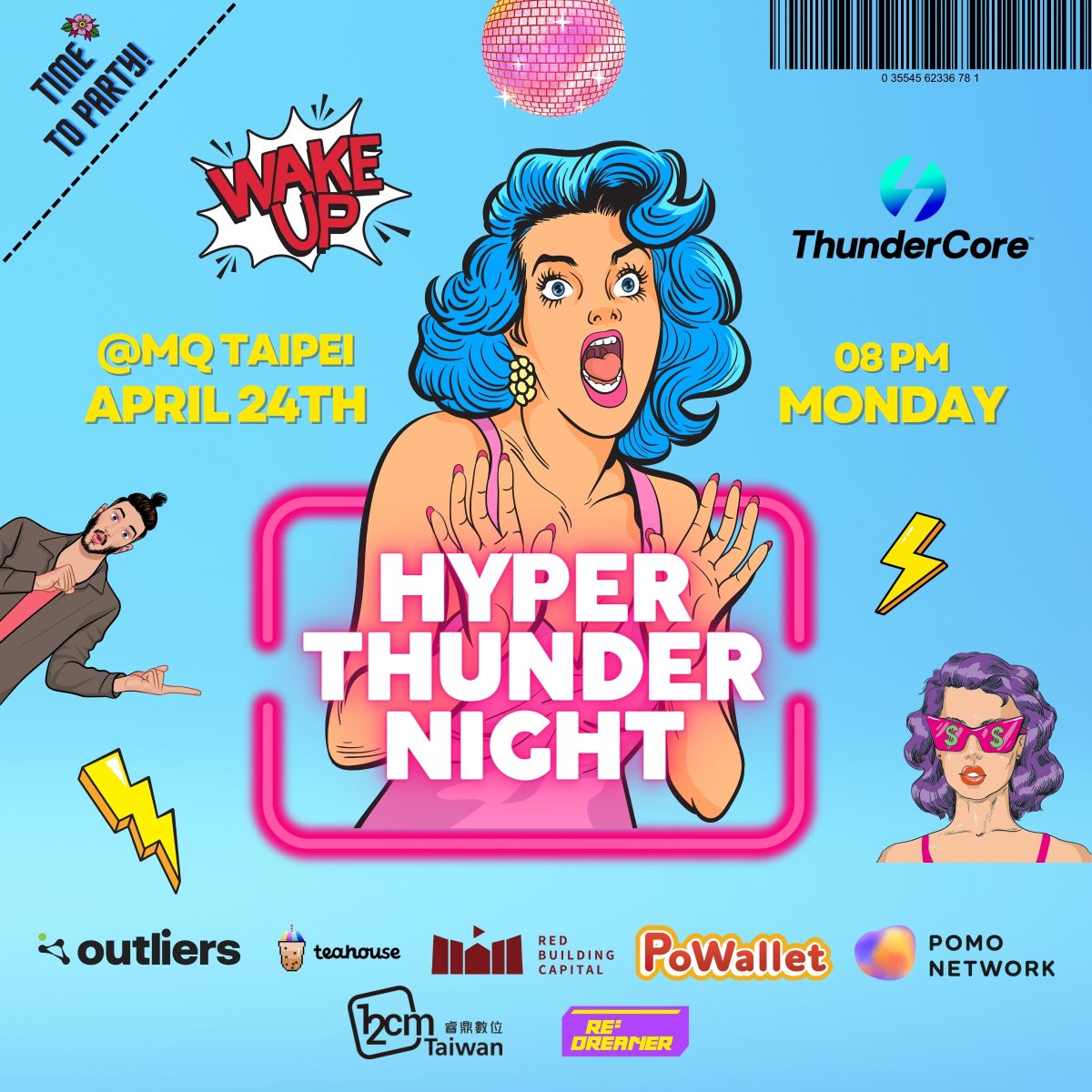 🔥Are you ready for the HOTTEST #ETHTaipeiSideEvent 🪩#ThunderCore2023HyperThunderNight tonight!

😎Come and join the campaign to celebrate the moment with us 👇
taskon.xyz/campaign/detai… 

💰$200 
🚀NOW Til - 4/24 22:00 (UTC+8)  
#ETHTaipei #SideEvent #DJ #Party #Blockchain #DeFi…