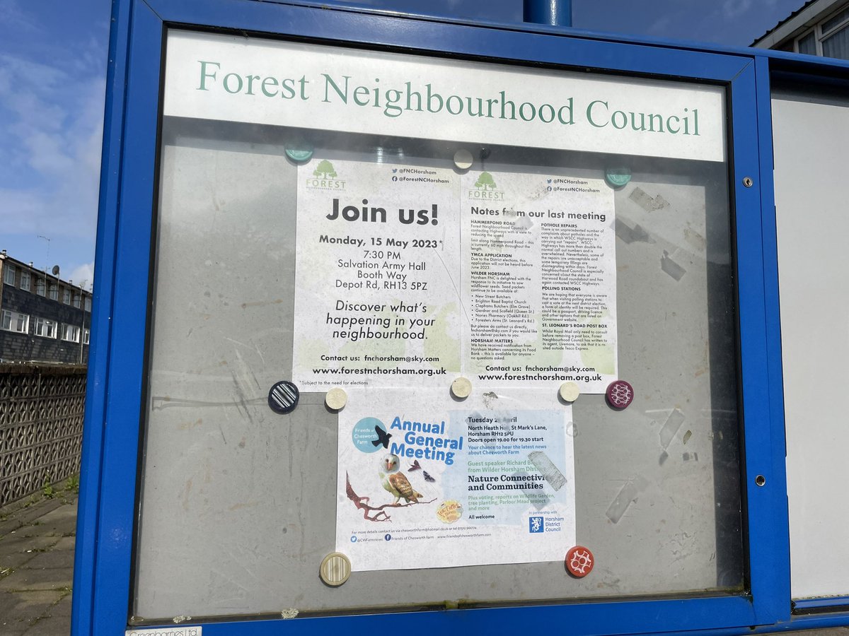 Have you ever noticed our noticeboard on New Street outside New Street Butchers?
Just updated!
