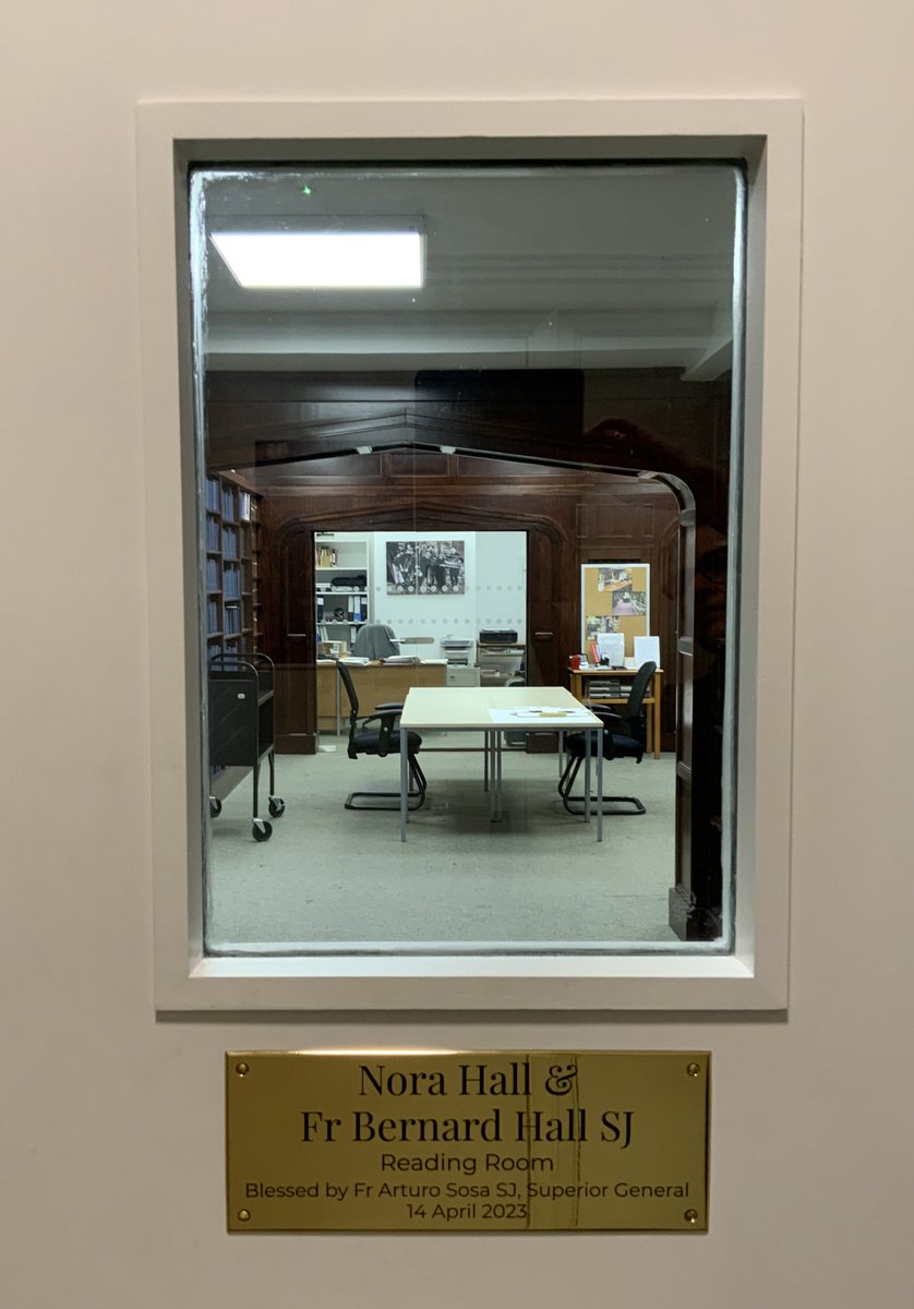 JesuitArchives's tweet photo. Our recently refurbished Reading Room, newly blessed by #Jesuit Superior General, Fr Sosa SJ
#YourWorkspace @ARAScot #Archive30 https://t.co/YDDkIVofe8