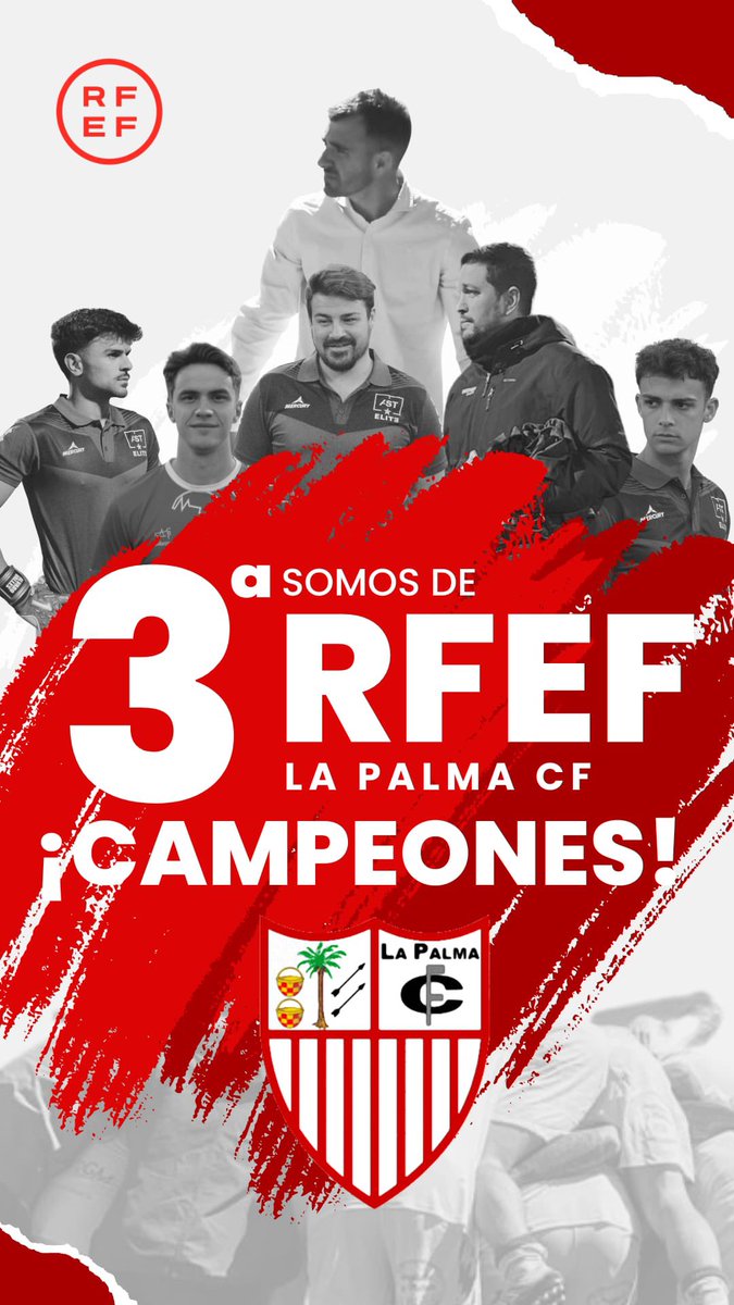 Gracias @LaPalmaCF !! SOMOS DE TERCERA RFEF!!