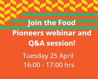 Are you thinking about joining the 5th edition of the Food Pioneers Program, but need more information? Attend our webinar and Q&amp;A session tomorrow at 4 p.m.!

You can ask questions and and meet your possible future cohort members.

Sign up here:
flevocampus.nl/agenda/webinar…