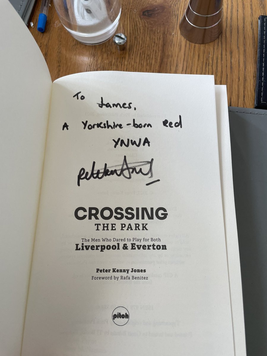 LFCRhinos's tweet image. Look what’s just arrived. @PeterKennyJones #book134 #LFCBooks #SignedBook @AbelXaviergs @NickBarmbyUK @rafabenitezweb