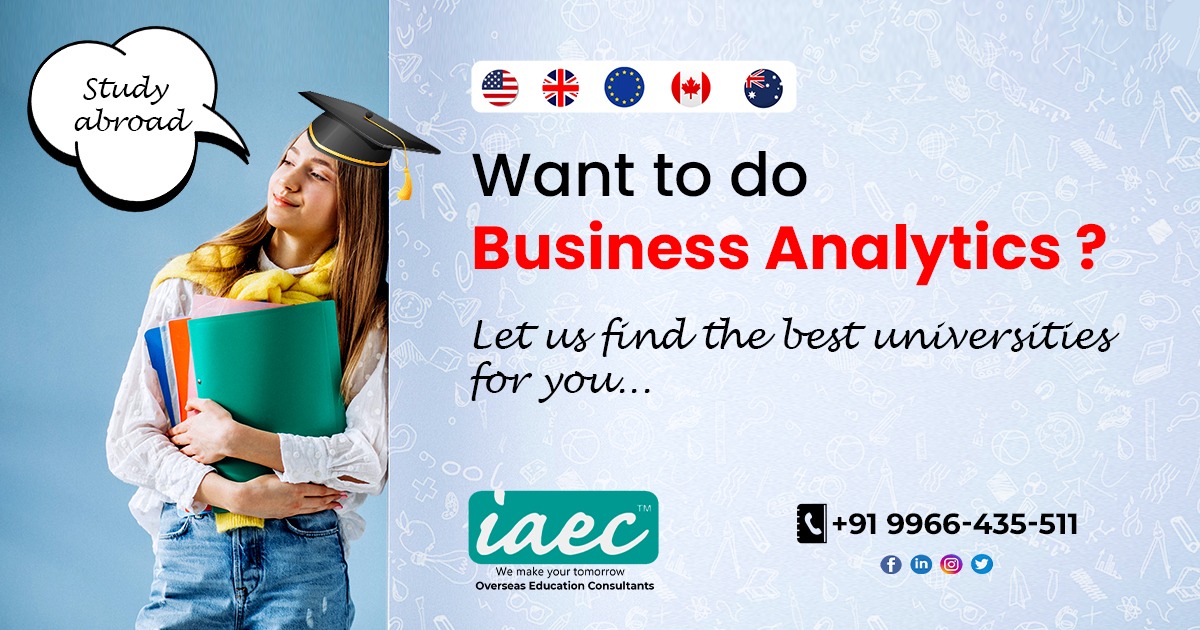 iaec_india's tweet image. Business Analytics is one of the most popular courses these days. Its a highly demanded STEM program. So, contact us for more details.
#STEM #STEMPrograms #studybusinessanalytics #business #studyabroad #studyintheusa #studyinuk #studycanada #IAECconsultants #computerscience