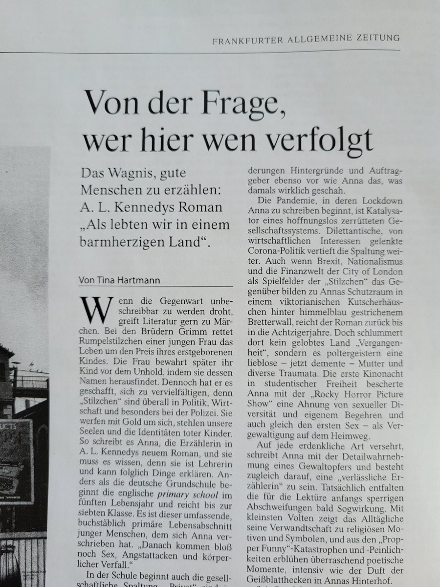 TinaHartmann5's tweet photo. Das Wagnis, gute Menschen  zu erzählen. https://t.co/hNLKeiCUxK