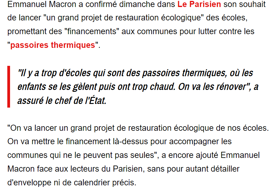 Ecole_Oubliee's tweet photo. 🚨Après les "efforts massifs pour la purification de l'air dans nos #ecoles"
voici le "grand projet de restauration écologique de nos écoles"
(qui évoque les passoires thermiques sans parler de la qualité de l'air intérieur, alors que #LesSolutionsExistent pour concilier les 2) https://t.co/fiTeaFWmFs