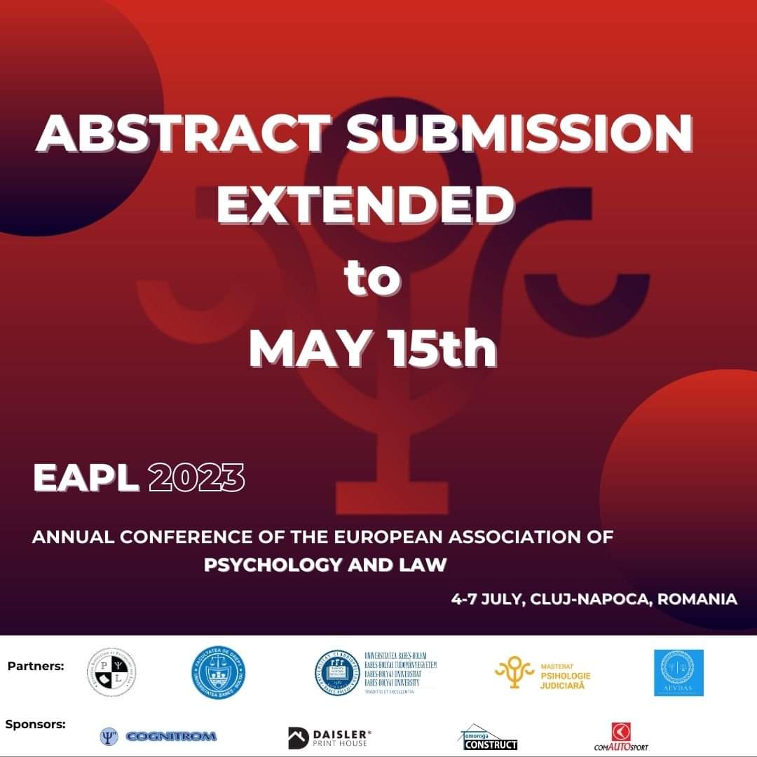 E_A_P_L's tweet image. Given the requests for more time to prepare symposia and submissions, we decided to offer a generous (and final) deadline extension! 

Please remember Early Bird registration ends May 17 and make your flight/train arrangements soon since places are limited. #eapl23