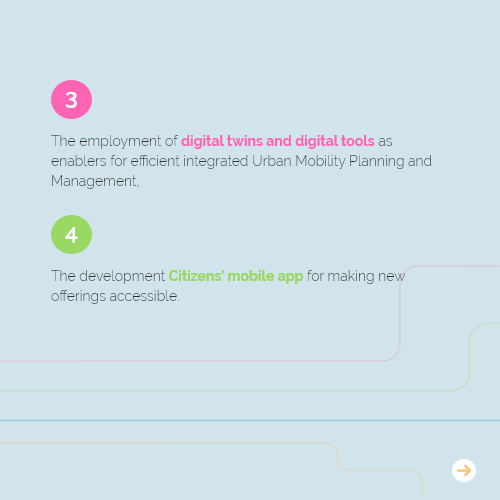 project_spine's tweet photo. 🚋 SPINE aims to increase the use of public transport in the modal distribution of motorized transportation by 30% in Living Lab Cities.
🚌 An ambitious work plan has been developed that combines various strategies. Have a look at the strategies below.

#SmartPublicTransport https://t.co/lIRqFEY52W