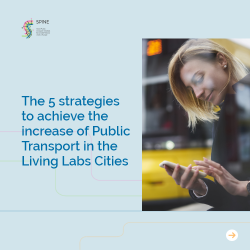 project_spine's tweet photo. 🚋 SPINE aims to increase the use of public transport in the modal distribution of motorized transportation by 30% in Living Lab Cities.
🚌 An ambitious work plan has been developed that combines various strategies. Have a look at the strategies below.

#SmartPublicTransport https://t.co/lIRqFEY52W
