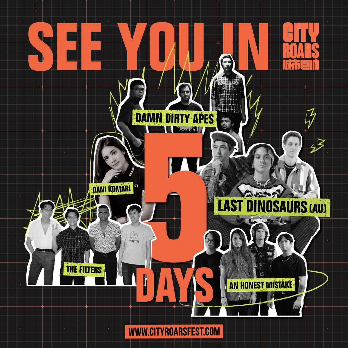 Countdown to City ROARS! Fest this Saturday and Sunday! Are you guys ready to hit the festival grounds again?

Get your tickets and come vibe with us!

bit.ly/3A7JEwL