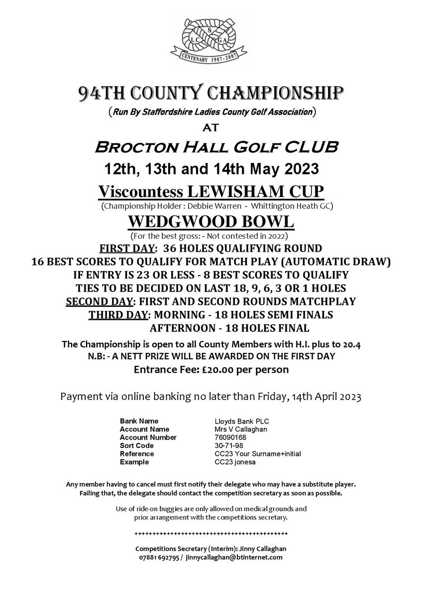 Brocton Hall Golf Club tweet media