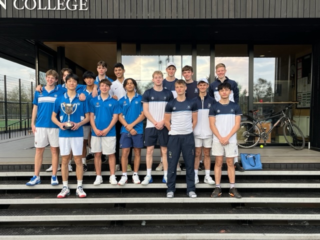 Congratulations to our Senior boys tennis team who finished as runners up in the ISL finals. Having beaten Reeds and St George’s they were pipped to the title by Eton. With sets tied at 26-26 Eton edged it by just two overall games 123-121. An excellent afternoon of tennis!