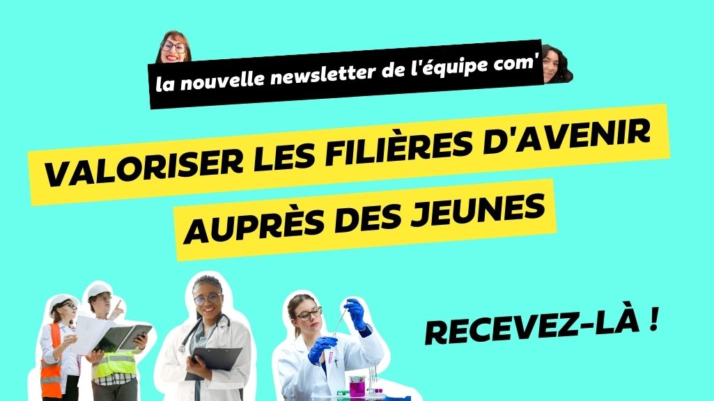 C'est tout frais et ça part mardi 💌
Notre 1ere newsletter dédiée aux sujets #attractivité #métiers et valorisation des filières d'avenir auprès des #jeunes.

Pour recevoir la news, c'est par ici 👉 bit.ly/3Ln9cfI