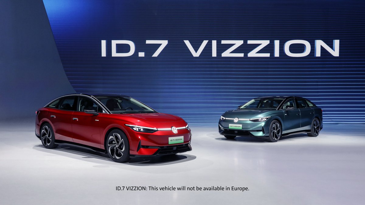 🥳 The premiere of the #VWID7, was a big highlight at #Autoshanghai2023. It shows, how all our brands will accelerate to 'China - Speed“. 

👉 We'll expand development competence & strengthen the pace of innovation, technological localization, customer centricity & resilience.